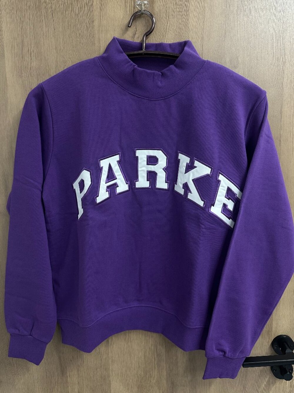 PARKE Varsity Mock Neck Sweatshirt